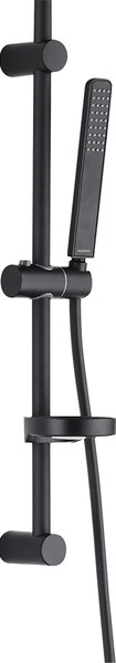 Kuchinox ARES, coloană de duș cu set de duș manual 70cm, negru mat, LAV-NKS_71A1