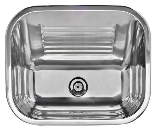 Kuchinox Chios, chiuvetă de bucătărie din oțel inoxidabil 450×550×210 mm, oțel inoxidabil lustruit, LAV-SKN_090T