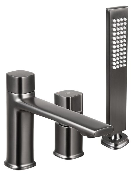 Laveo Tores, baterie pentru cada cu 3 orificii, grafit, LAV-BVT_913D