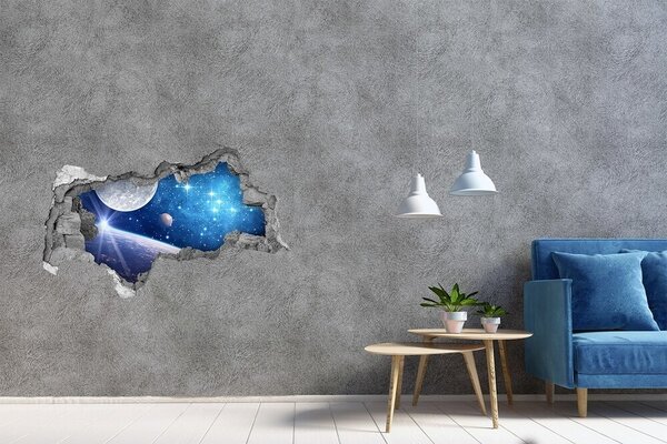 Autocolant gaură 3D Spațiul Cosmic