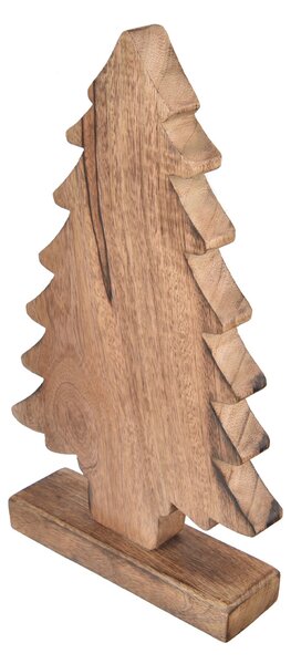 Decorațiune din lemn de mango 4Home Snowflake Tree, 33 cm