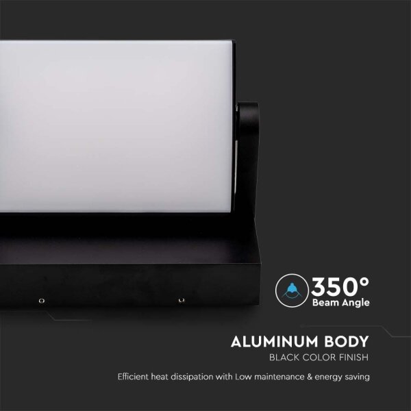 Aplică LED de exterior LED/17W/230V 3000K IP65 neagră