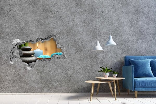 Fototapet 3D gaură în perete Colț de spa relaxant