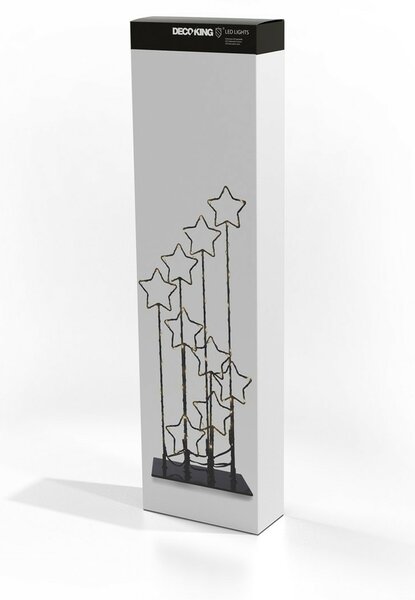 DecoKing Crăciun LED decor cu stele , 16 cm