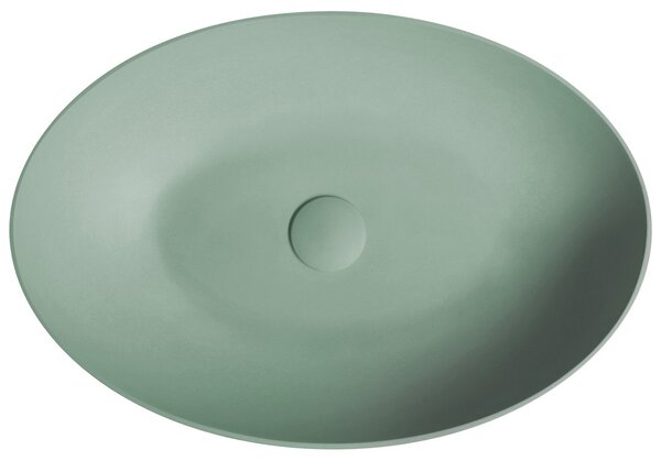 Sapho Sapho, lavoar de blat din beton FORMIGO, 60x40cm, verde mat, FG223