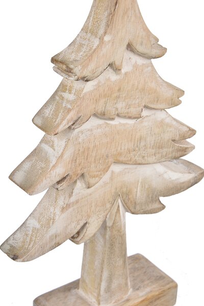 Decorațiune din lemn de mango 4Home Frozen Tree, 30 cm, S