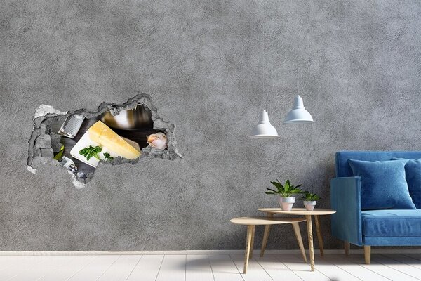 Autocolant 3D gaura cu priveliște Inspirații pentru bucătărie