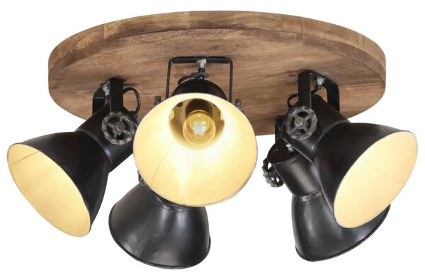 Lampă de tavan 25 W, negru, 50x50x25 cm, E27