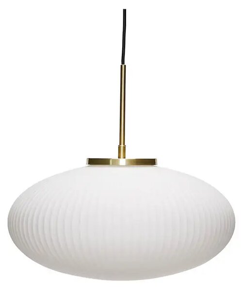Serene Lustră Pendul Ellipse Alb - Hübsch