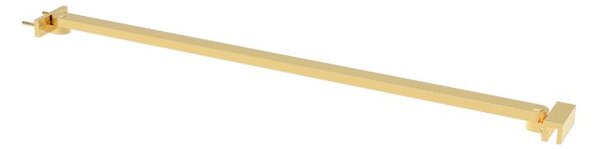 Erga Paris, suport de colț pentru paravane de duș cu grosimea sticlei 6/8/10 mm, lungime 35 cm, auriu strălucitor, ERG-V02-PARIS-BAR35-GD