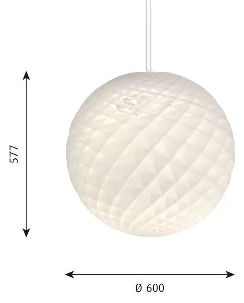 Patera 600 LED Lustră Pendul Bluetooth 3000K White - Louis Poulsen
