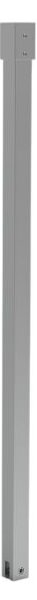 Erga Paris, suport de tavan pentru paravane de duș cu grosimea sticlei de 6(8) mm, lungime 62 cm, cromat, ERG-V02-PARIS-BAR62-CR