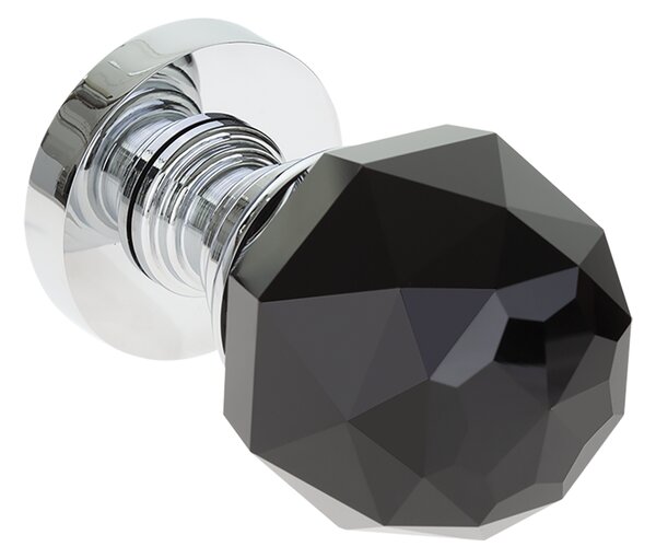 Kuchinox Mâner rotund din cristal Kuchinox, crom negru, LAV-KTK_09NB