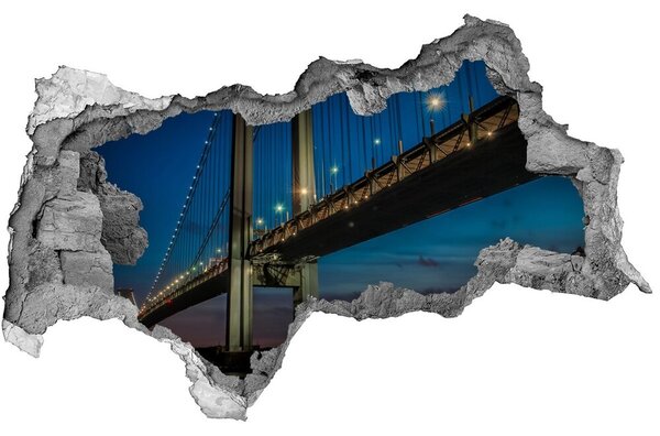 Autocolant autoadeziv gaură Podul Brooklyn