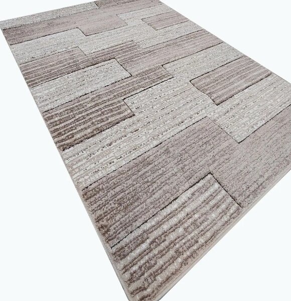 Model Fashion 32002 120, Traversa festonata, Crem Maro Latime 60 cm 60 x 200