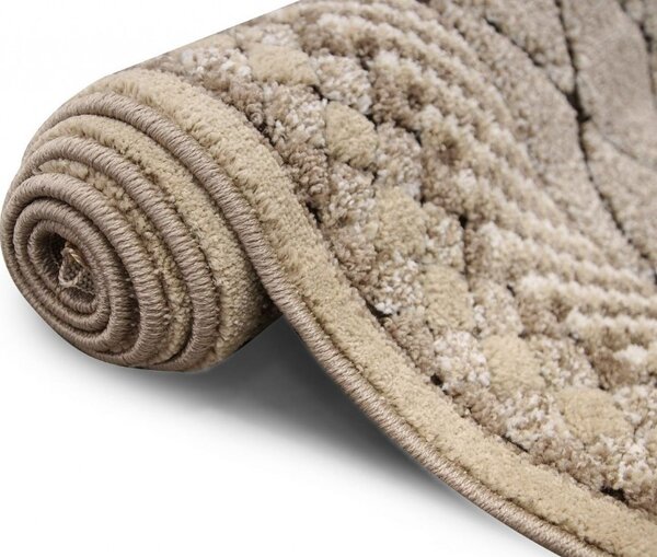 Model Fashion 32009 120, Traversa festonata, Crem Maro Latime 60 cm 60 x 200