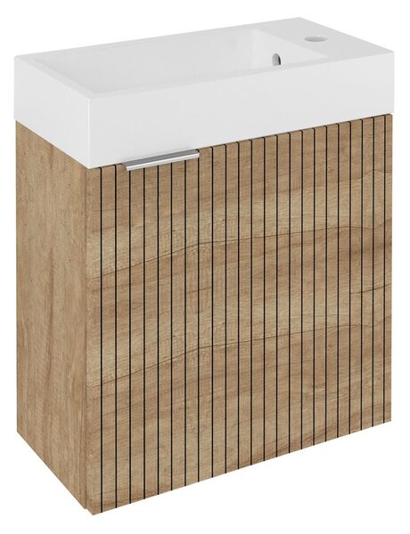 Sapho Sapho, Dulap lavoar LATUS IV STRIP 49.5x50x25cm, stejar Alabama, LT410-2322