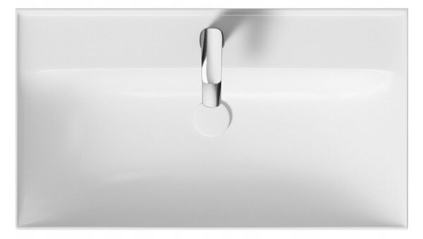Cersanit Larga, dulap baie cu chiuveta 80x45x65 cm, alb lucios, S801-438