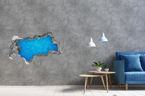 Autocolant gaură 3D Reflexia apei