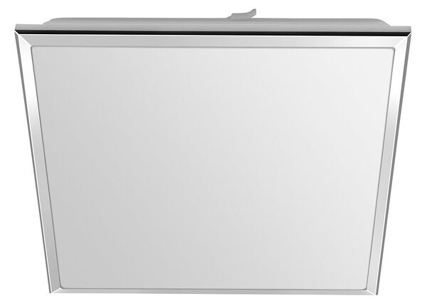 Sapho Sapho, Plafonieră LED ARGINTIE 28x28cm, 10W, 230V, 3000K/4000K/6500K, IP44, crom, AU478