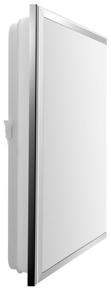 Sapho Sapho, Plafonieră LED ARGINTIE 28x28cm, 10W, 230V, 3000K/4000K/6500K, IP44, crom, AU478