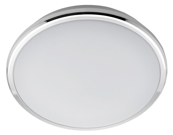 Sapho Sapho, plafonieră LED ARGINTIE, diametru 29cm, 10W, 230V, 3000K/4000K/6500K, IP44, cromat, AU480