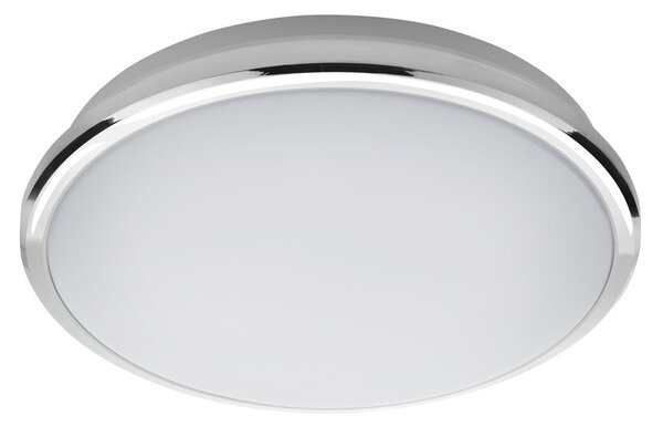 Sapho Sapho, plafonieră LED ARGINTIE, diametru 29cm, 10W, 230V, 3000K/4000K/6500K, IP44, cromat, AU480