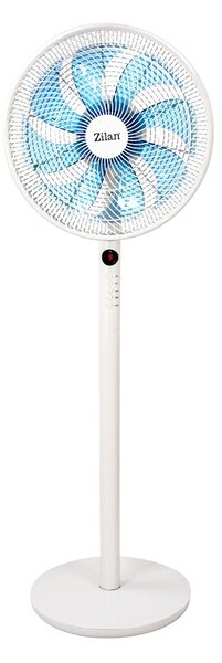 Ventilator cu picior ZILAN ZLN3765 - 60W, 9 viteze, telecomanda, 8 palete