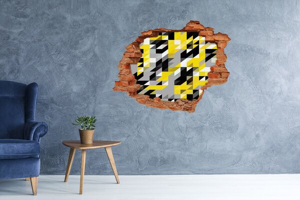 Fototapet 3D gaură în perete Gaură abstractă în perete
