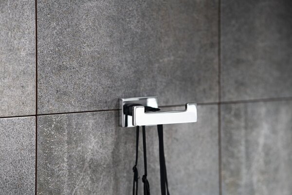 Aqualine Aqualine, suport dublu pentru prosoape APOLLO 550 mm, crom, 1416-11