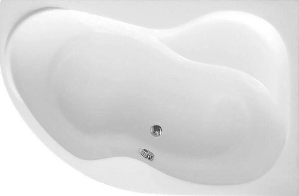 Aqualine Aqualine, cada CIDLINA 160x105x45cm, dreapta, fara picioare, alb, G3614