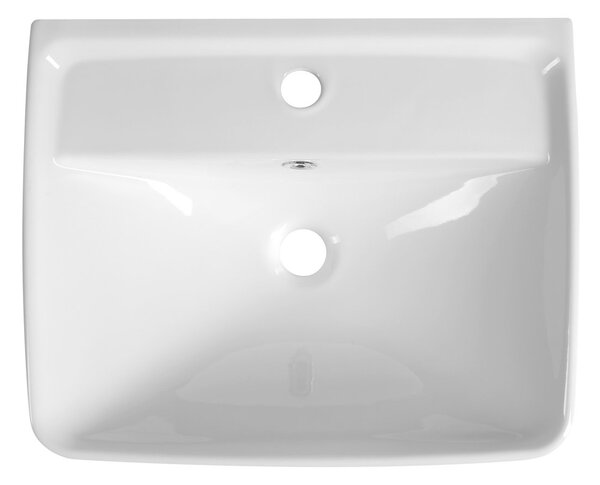 Aqualine Aqualine, chiuveta ceramica DURU 50x40 cm, alba, TU0350