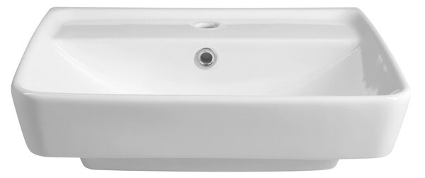 Aqualine Aqualine, chiuveta ceramica DURU 50x40 cm, alba, TU0350