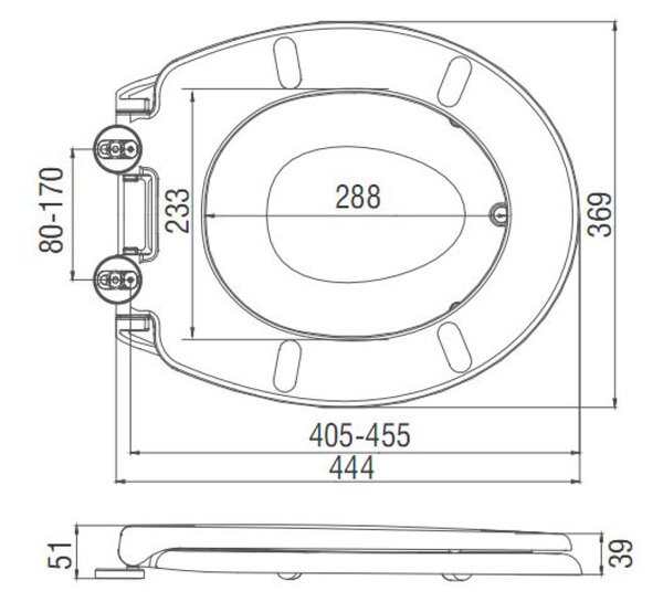 Aqualine Aqualine, Scaun de toaleta pentru copii integrat intr-un scaun de toaleta clasic, Soft Close, alb, FS125