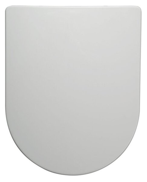 Aqualine Aqualine, scaun WC DONA, Soft Close, alb, FD121