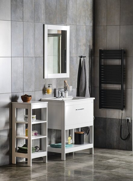 Aqualine Aqualine, dulap de lavoar ETIDE 71,5x85x44 cm, alb mat, ET725