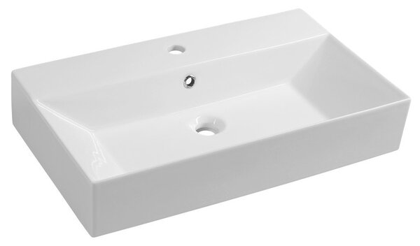 Aqualine Aqualine, Chiuvetă ceramică blat 70x42cm, alb, 10SF50070
