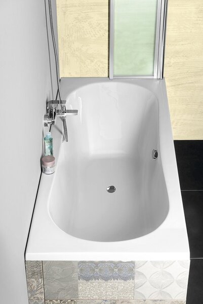 Aqualine Aqualine, cada JIZERA 180x80x39cm fara picioare, alb, G1880