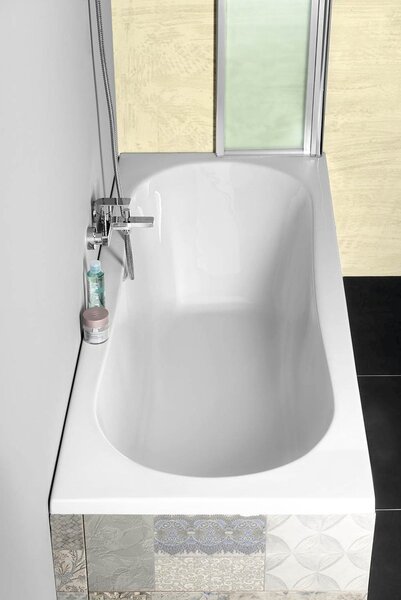 Aqualine Aqualine, cada JIZERA 170x70x39cm fara picioare, alb, G1770