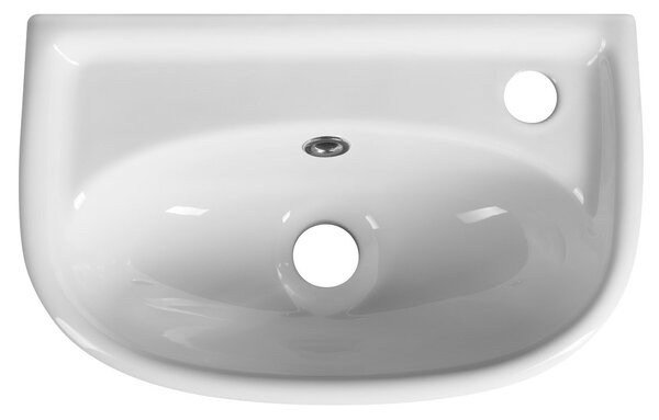 Aqualine Aqualine, Chiuveta ceramica 40x25 cm, alb, 4000