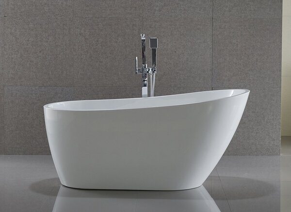 Aqualine Aqualine, cada TISA de sine stătătoare 150x75 cm, albă, E1575