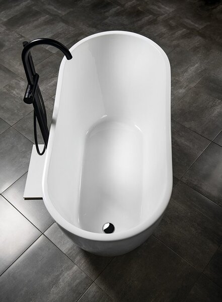 Aqualine Aqualine, cada TISA de sine stătătoare 150x75 cm, albă, E1575