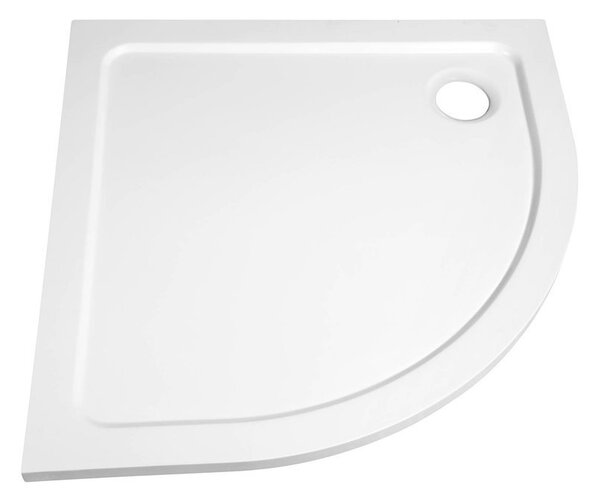 Aqualine Aqualine, cada din marmură turnată TECMI, sfert de cerc 90x90x3 cm, R55, PQ559