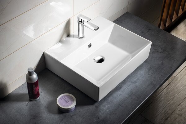 Aqualine Aqualine, Chiuvetă din ceramică SISTEMA 50x42cm, 10SF50051