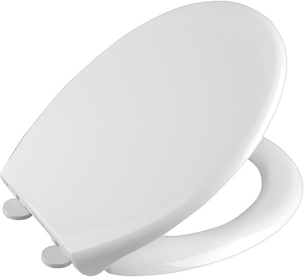 Aqualine Aqualine, scaun WC SOFIA, Soft Close, alb, BS122