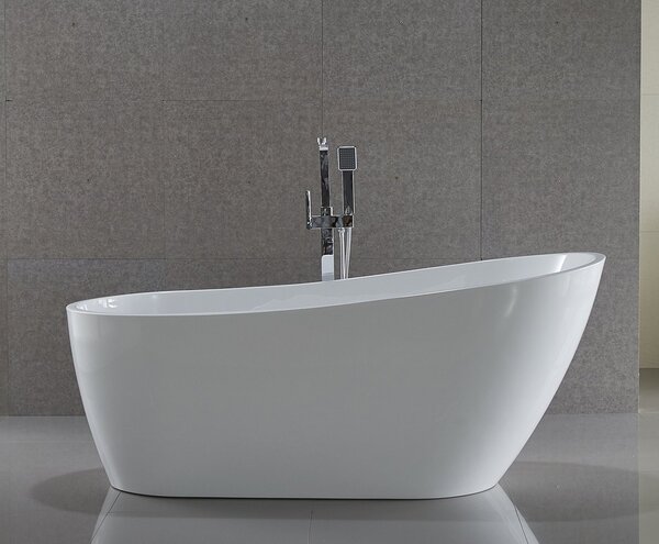 Aqualine Aqualine, cada TISA de sine stătătoare 170x80 cm, albă, E1780