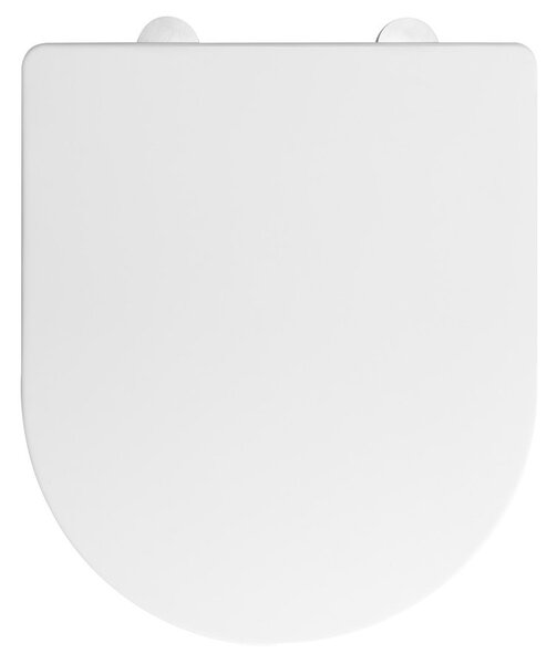 Aqualine Aqualine, scaun WC VERMET, Soft Close, alb, VRS008