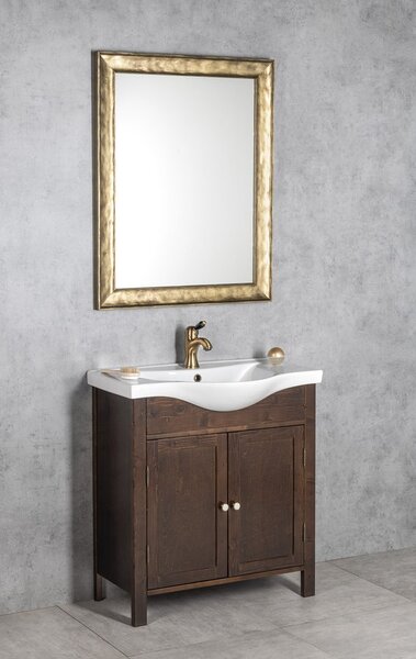 Aqualine Aqualine, chiuveta mobila ceramica ZARA 80 79,5x46cm, alb, 10080