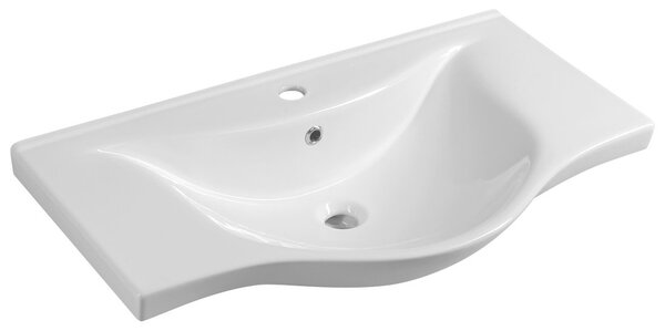 Aqualine Aqualine, chiuveta mobila ceramica ZARA 80 79,5x46cm, alb, 10080