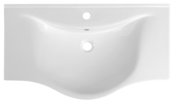 Aqualine Aqualine, chiuveta mobila ceramica ZARA 80 79,5x46cm, alb, 10080